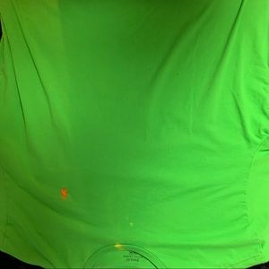 Lime green polo t shirt